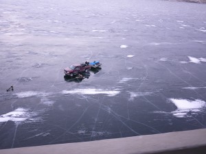 Ice fishing January 2013