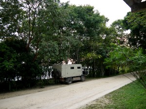 Lakeside camping (public shore)  El Ramate (near Tikal) November 2013