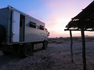 Beach camp near Cabo